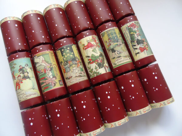 Christmas Postcard Crackers