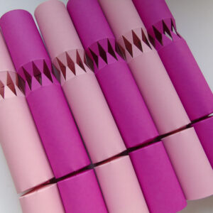 Fill Your Own Pretty in Pink Christmas Crackers
