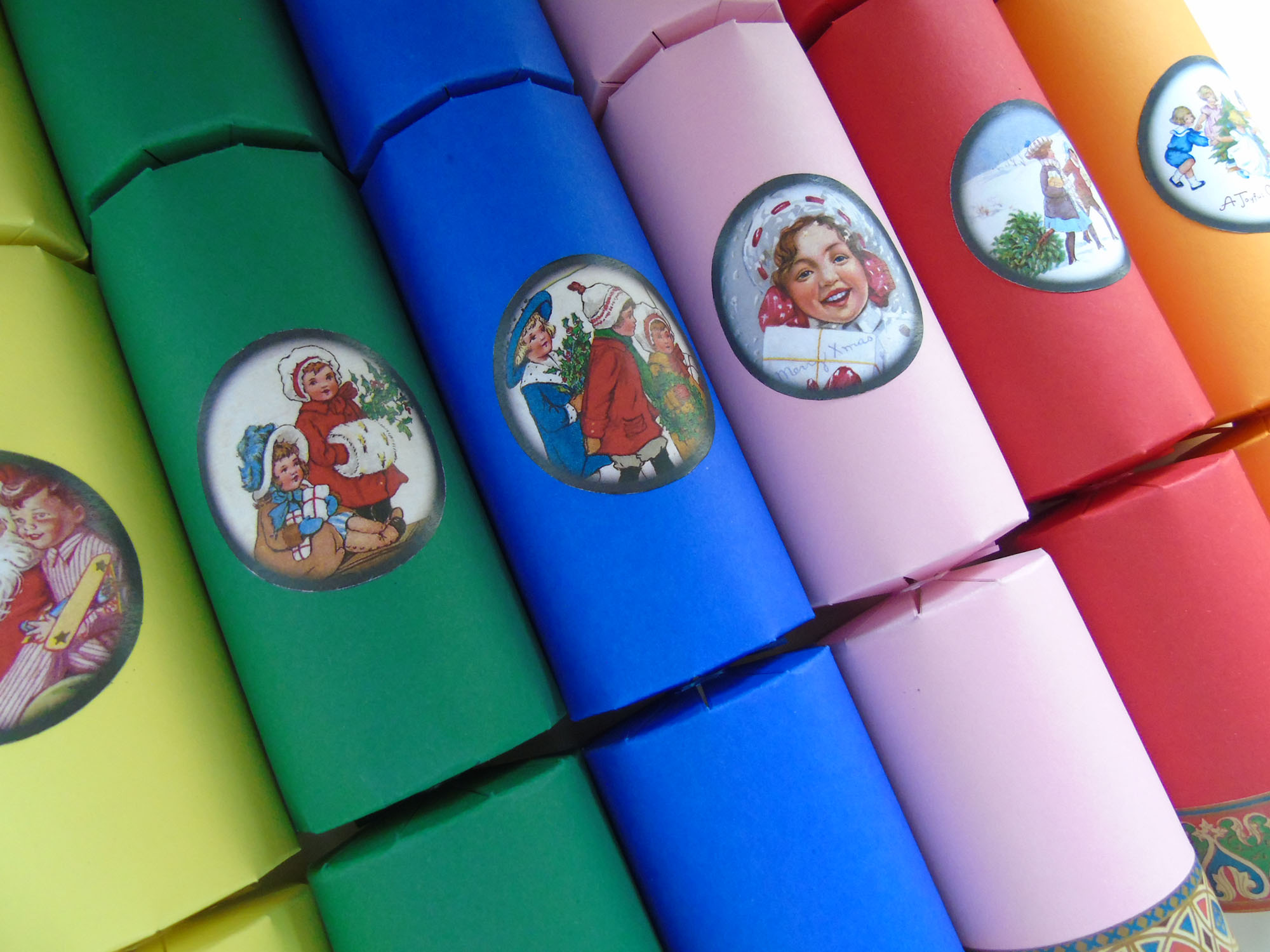 Close up of Nostalgia Fill Your Own Crackers