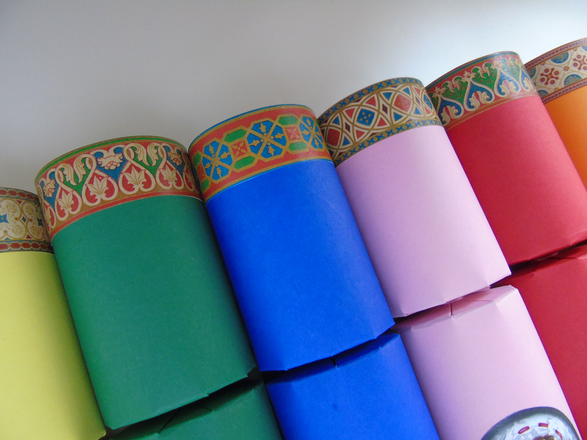 Handmade Handle embellishments fill your own christmas crackers