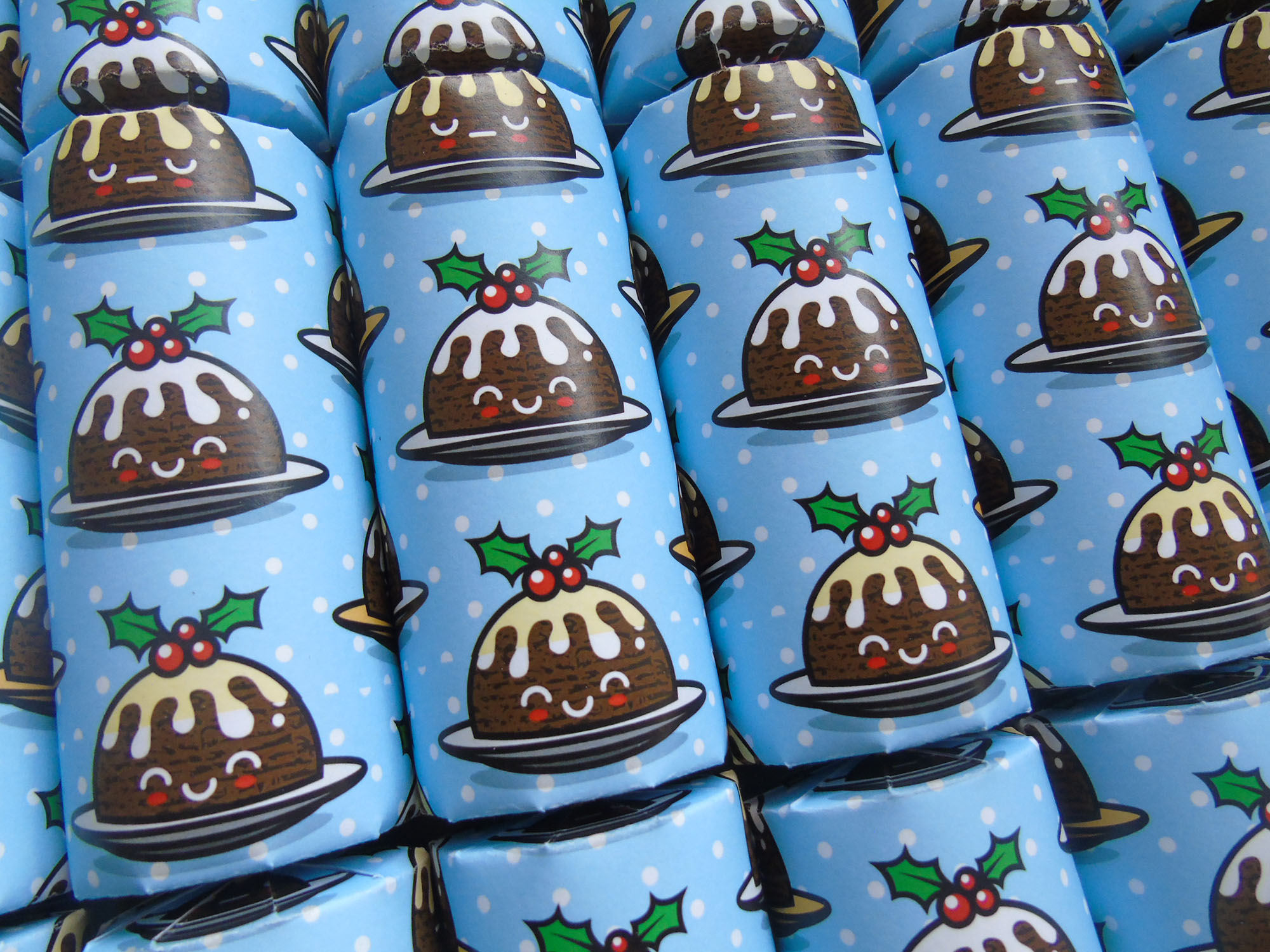 Christmas Pudding Christmas Crackers - Image 2